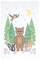 Jack Dempsey Stamped White Quilt Crib Top 40"X60"-Woodland Bear
